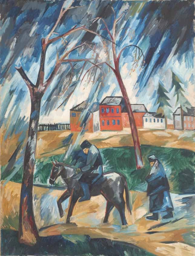Natalia GONCHAROVA — The Storm, 1911, 1911