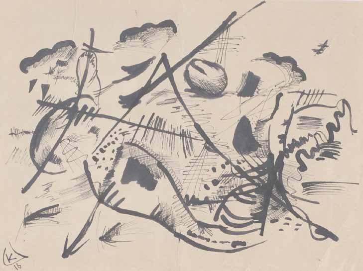 Vasily Kandinsky — Abstraction, 1916, 1916