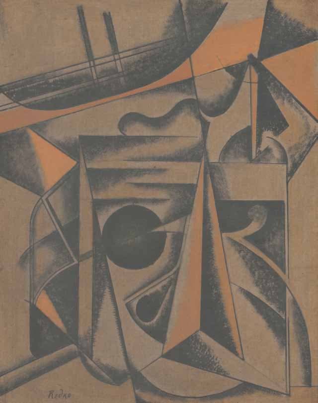 Kliment Redko — Untitled (Cubo-Futurist Composition), 1919, 1919