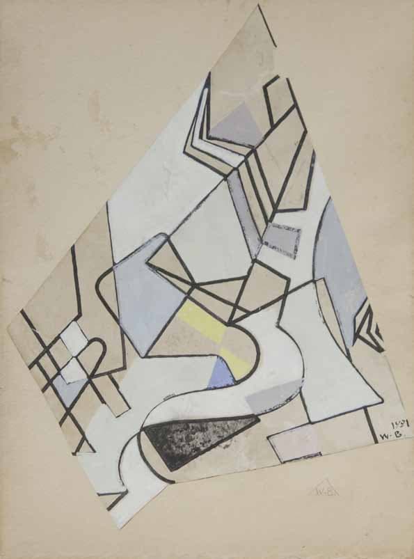 Vladimir Bechteev — Untitled, 1921 (46.2 × 34.6 cm), 1921