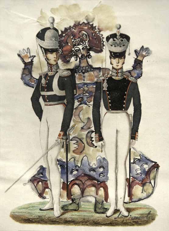 Mikhail LARIONOV — Untitled (Costume Design), ca. 1915, ca. 1915