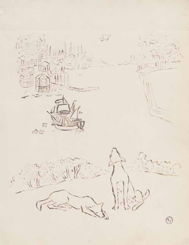Mikhail LARIONOV — Eastern Motif, middle of 1920’s, 1920