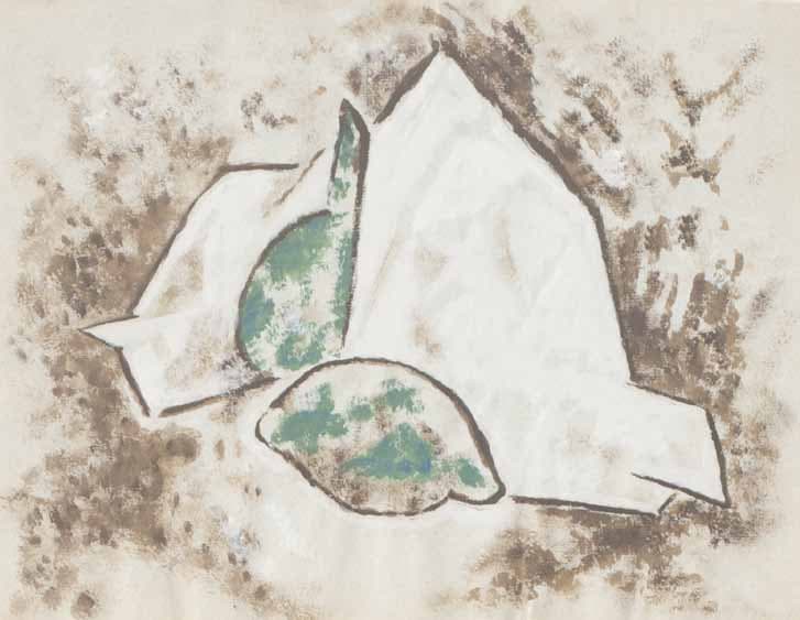 Mikhail LARIONOV — Still Life with Lemon, middle of 1920’s, 1920