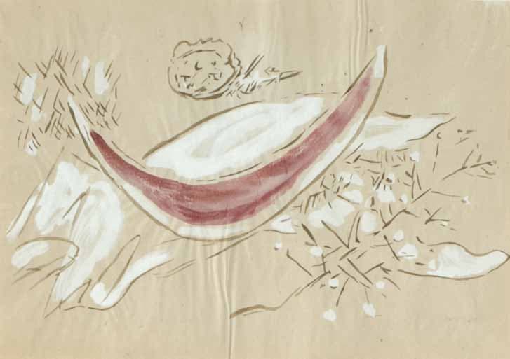 Mikhail LARIONOV — Still Life with Watermelon Rind, middle of 1920’s, 1920