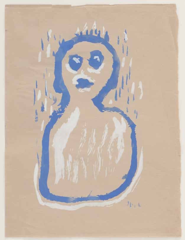 Mikhail LARIONOV — Bug-Eyed Blue, 1928 - 1929, 1928